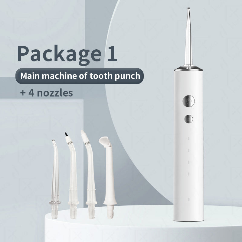 Cordless Water Flosser Portable Oral Irrigator Rechargeable Teeth Cleaner Pick for Braces & Bridges - IPX7 Waterproof, Collapsible Water Tank for Travel and Home