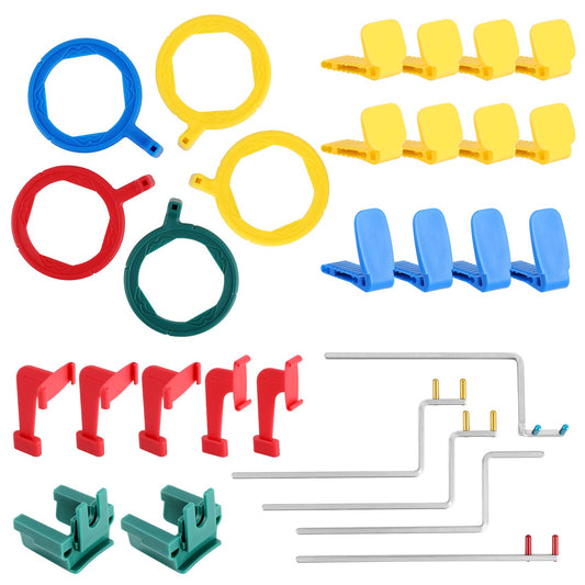 Dental X-Ray Film Positioning System Complete, Intra Oral Dental Paralleling Kit Film Holders & Mounts FPS 3000 XCP-DS Type Positioner Holders, Manual Instruction Included