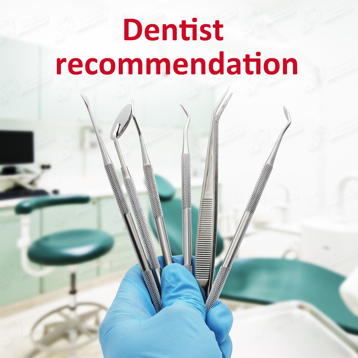Dental Tools Smile Dent Pro Kit, Stainless Steel Dental Scaler, Mouth Mirror, Tarter Scraper, Tooth Pick, Tweezers, Plaque And Calculus Remover Dentist Hygiene Instruments Set For Home & Pet Oral Use