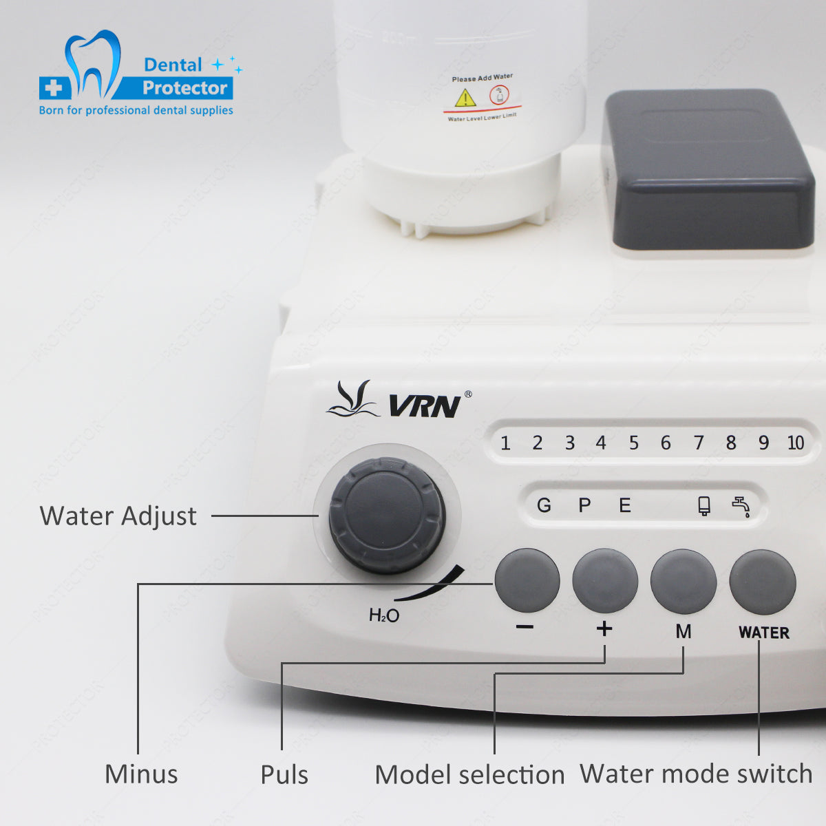 VRN Electric Dental Calculus Remover Air Scaler A8 Ultrasonic Scaler