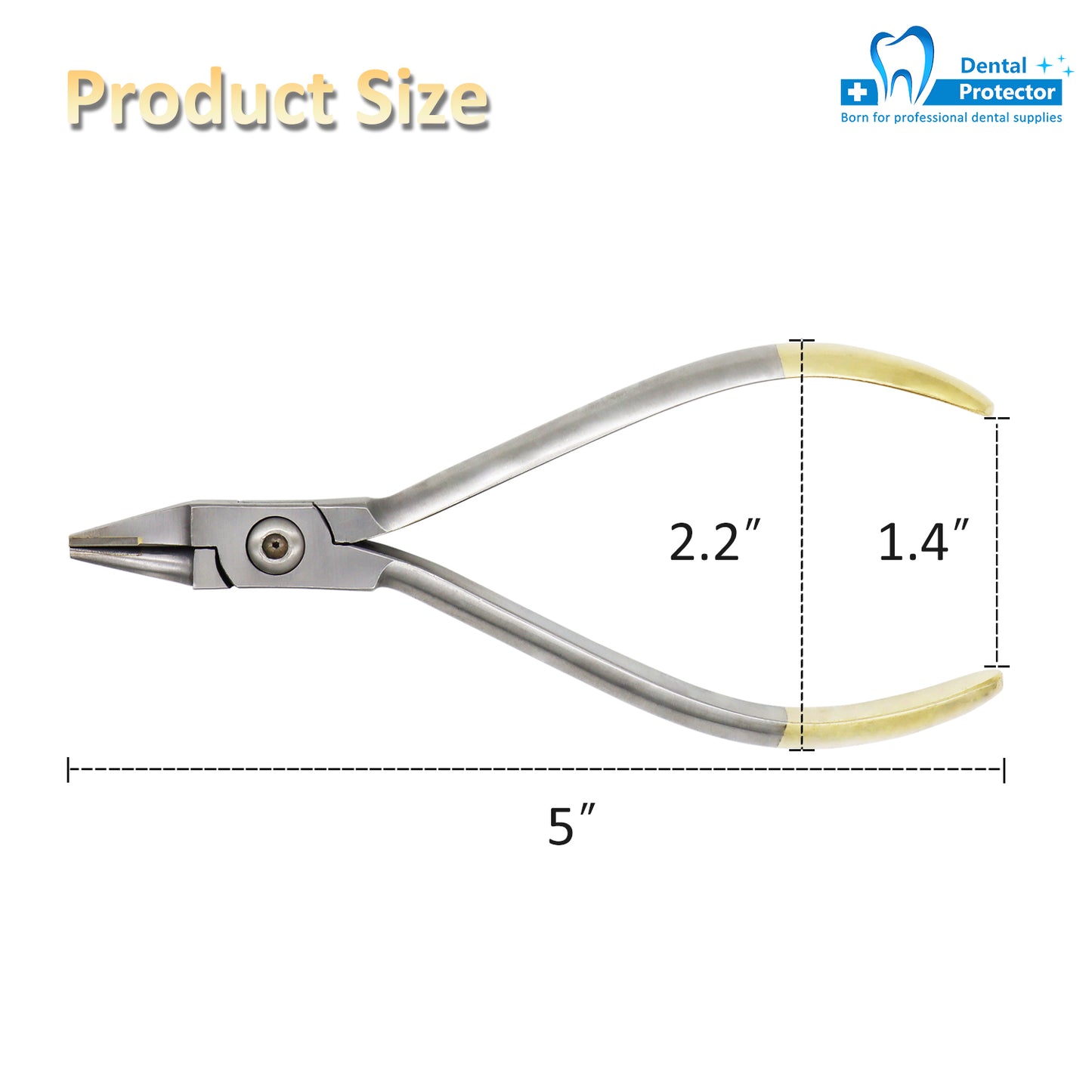 Protector Orthodontic Wire Bending Loop Forming Pliers Stainless Steel Orthodontic Instrument