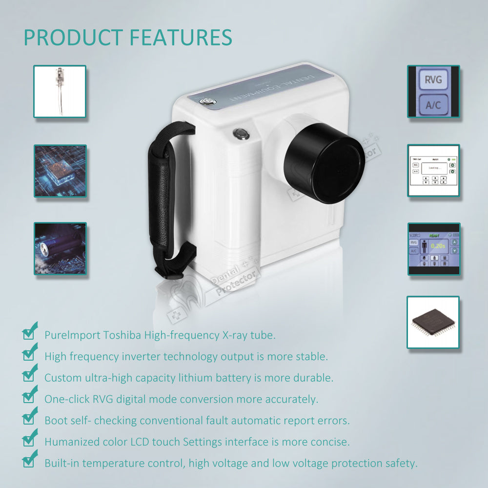 E-VO Touch Screen X Ray Camera Original 100% HyperLight X-Ray Machine Wireless One Hand Portable Dental RVG Image Sensor System