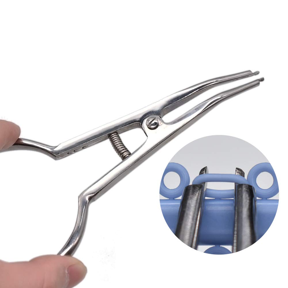 Dental Orthodontic Separator Placing Pliers Elastic Separator Placer Pliers Separator Pliers Rubber Band Pliers