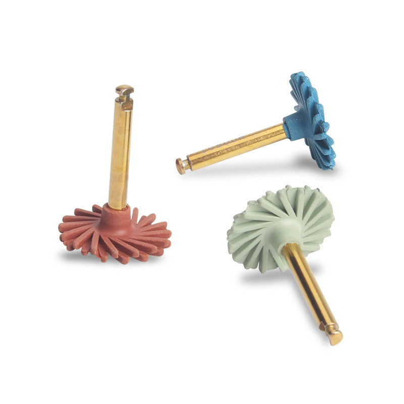 6 Pcs Mixed Dental Composite Resin Polishing Disc Kit Spiral Brush Burs Tooth Polisher Brush Oral cavity Clean Tools