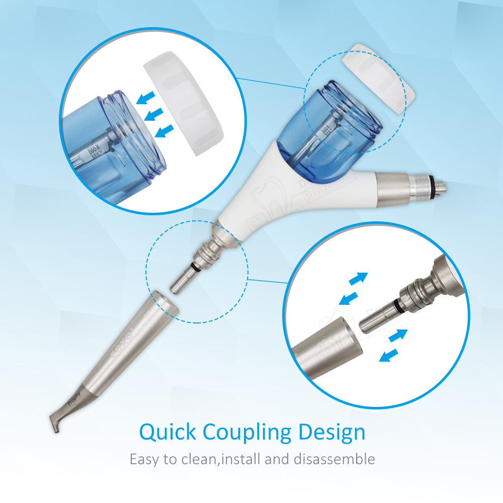 C-AP COXO Air-Polisher Teeth Whitening Sand Blasting for oral Whitening compatible with 4 hole