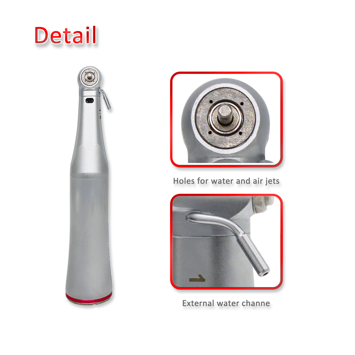 C7-1S COXO Dental 1: 5 Contra Angle for Remove Crown and Tooth Extraction, can be used with COXO implant motor
