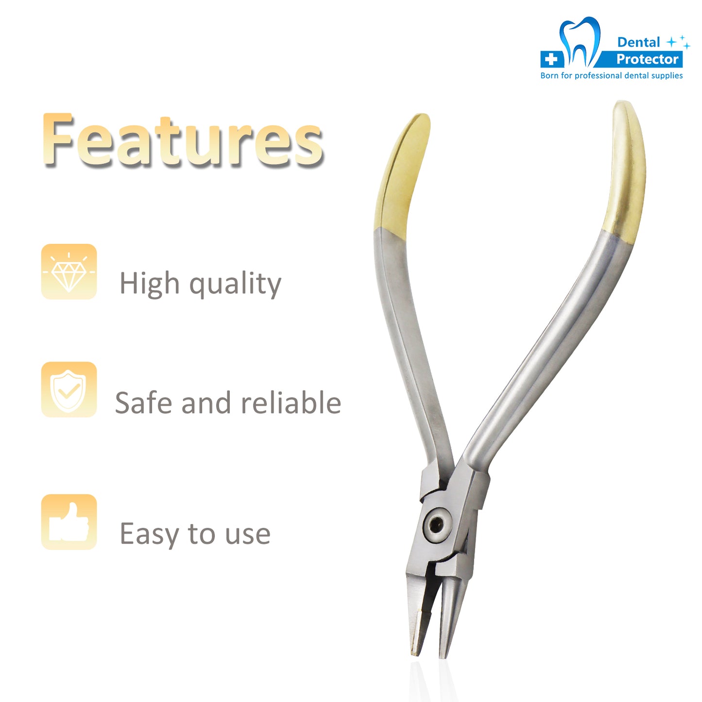 Protector Orthodontic Wire Bending Loop Forming Pliers Stainless Steel Orthodontic Instrument