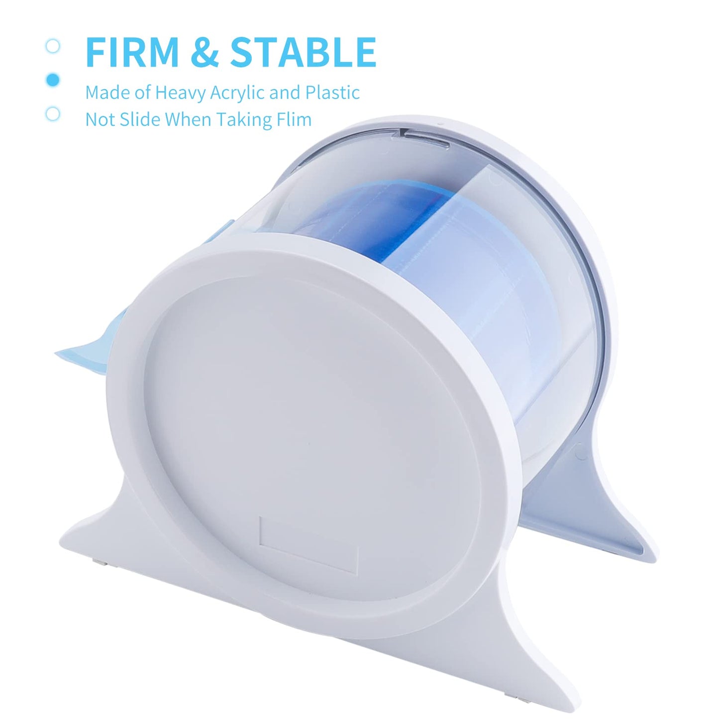 Dental Barrier Film Dispenser, Acrylic Protecting Barrier Film Holder for Film Support & Dust-Proof, Dispensing Box Barrier Dispensers Plastic Stand Holder