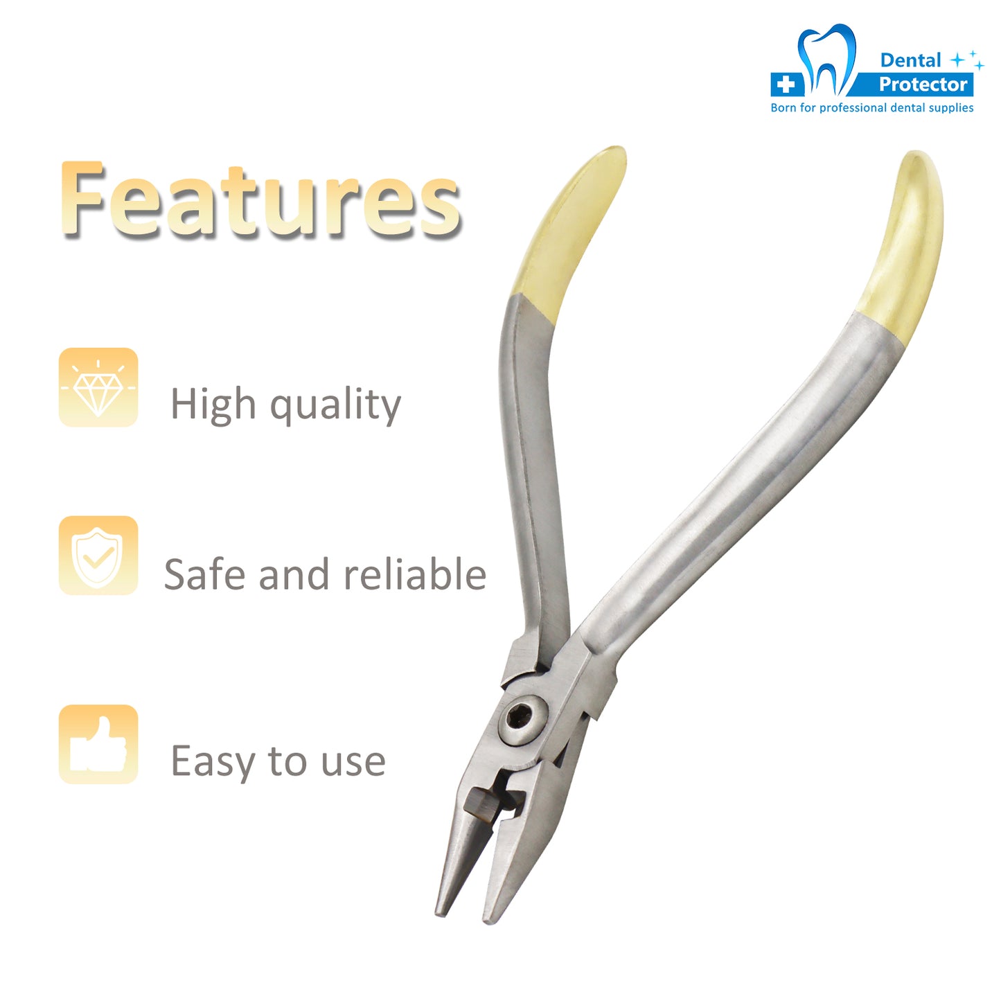 Protector Orthodontic Plier Light Wire Bending Cutter NITI Arch wire Cinch Back Pliers Loop Forming Wire Plier