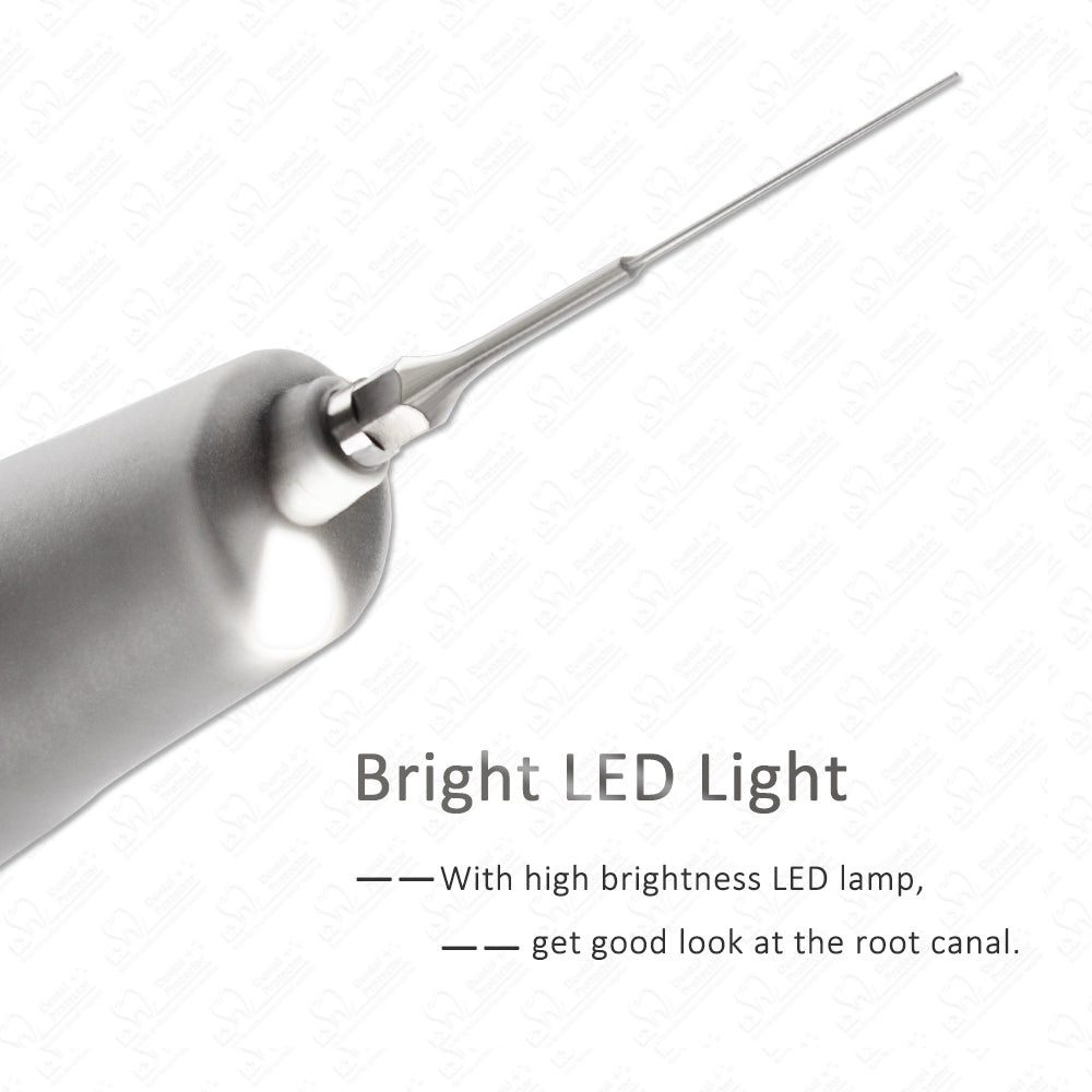 COXO Wireless Ultra Smart Endo Ultrasonic Activator with LED Light for Root Canal Treatment Gray color