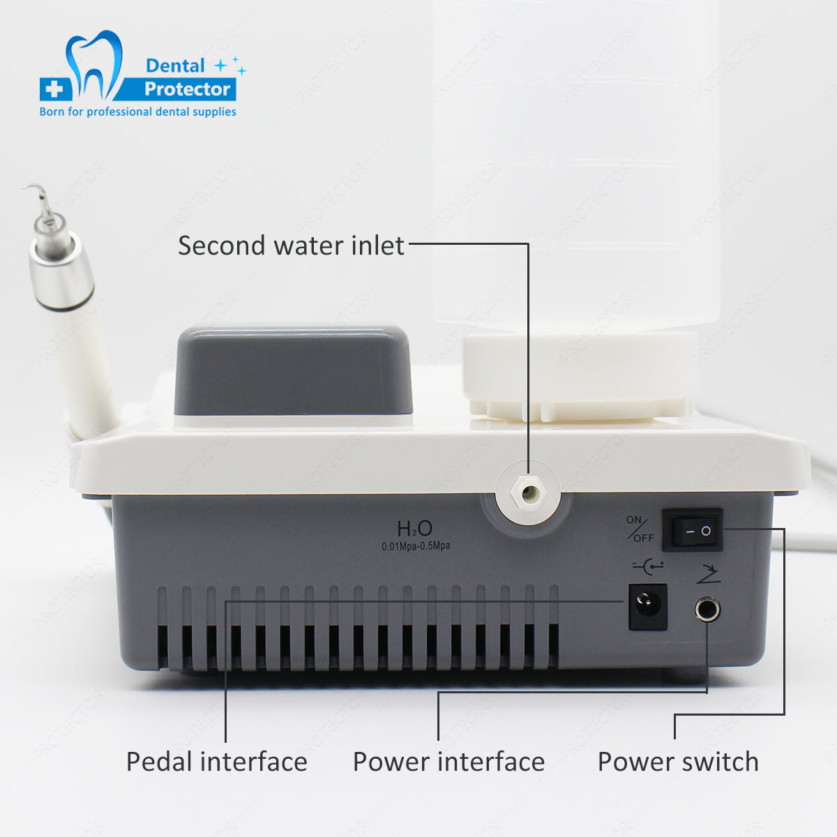 VRN Electric Dental Calculus Remover Air Scaler A8 Ultrasonic Scaler