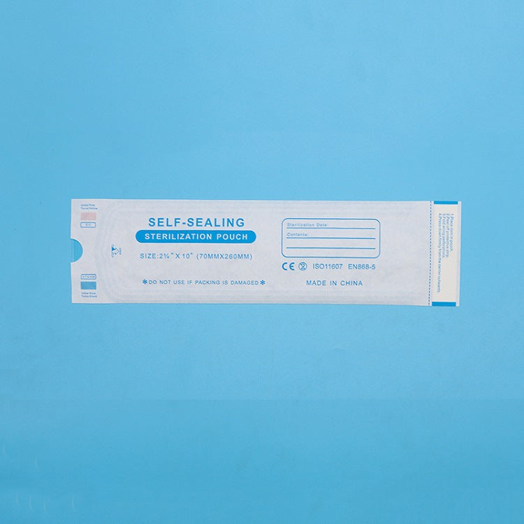 AT-BAG 200pcs/Box Dental Self-sealing Sterilization Pouches Bags Medical-grade Disposable Tattoo Dental Nail Art Accessories(90*260mm)