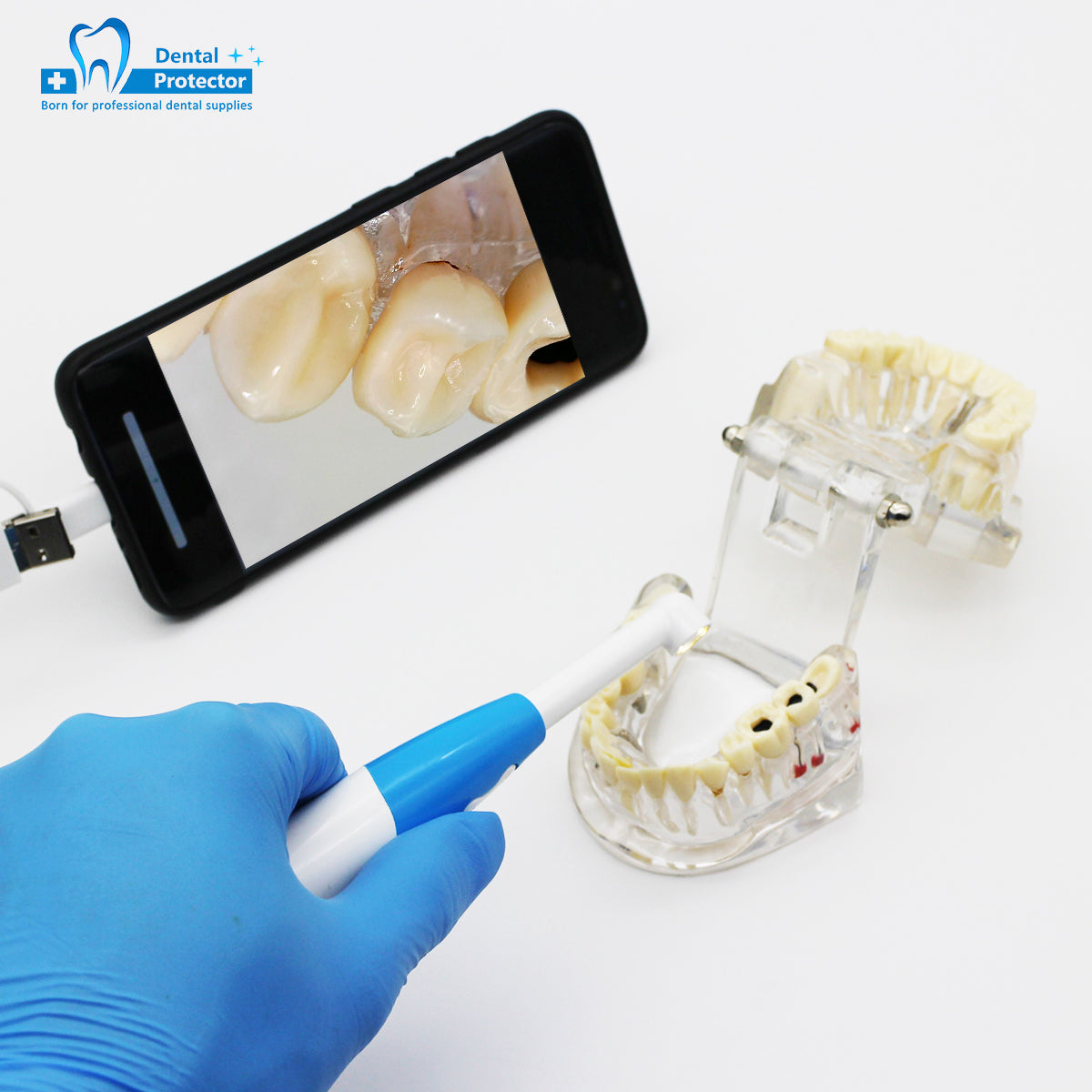 HD Dental Camera Wi-Fi Wireless Intraoral Camera System Dental Portable Oral Inspection Camera Mini Camera Dental Tools