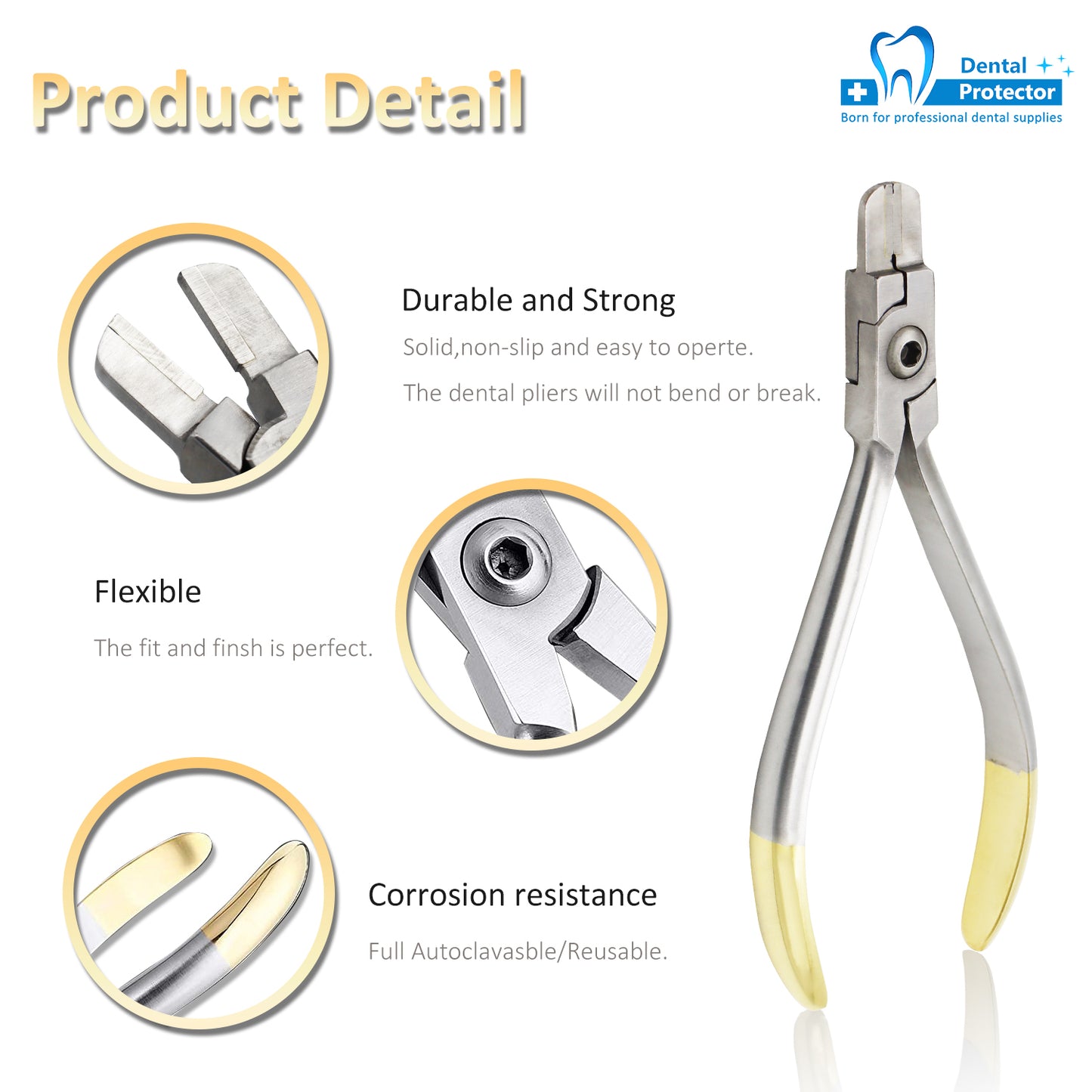 Protector Torque Bending Pliers Orthodontic Rectangular Arch Forming Wire Bending Pliers Instrument