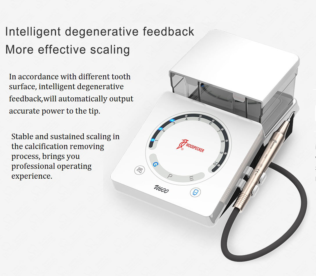 Woodpecker Dental Ultrasonic Scaler U600 ,Smart Touch System ,Automatic Water Supply