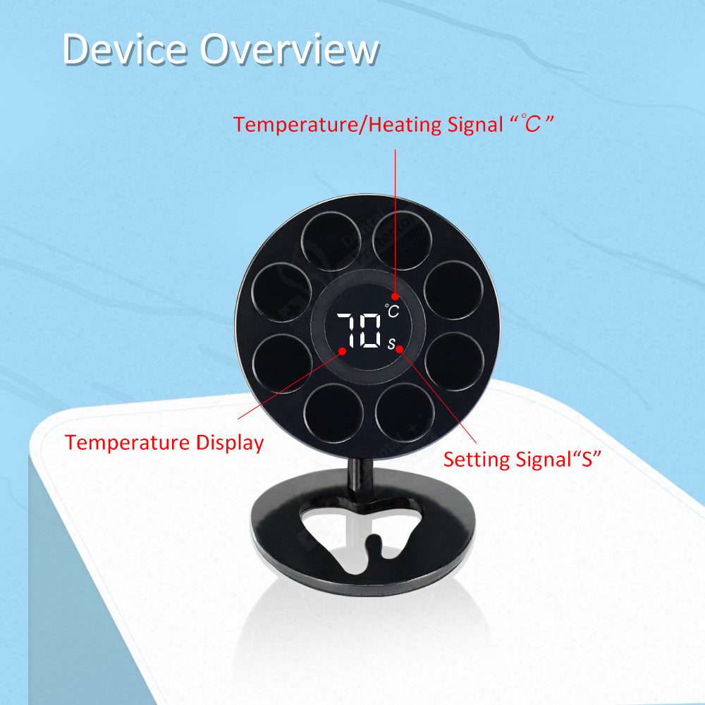 Protector AR Heater Heating Machine for Composite Resin,Agar,Sodium Hypochlorite Material Warmer with Temperature Display