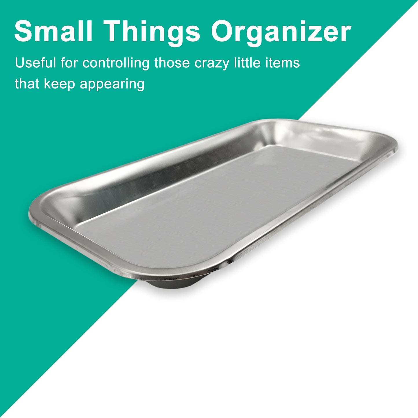 3Pack Professional Medical Surgical 304 Stainless Steel Dental Procedure Tray Thickening Lab Instrument Tools Trays