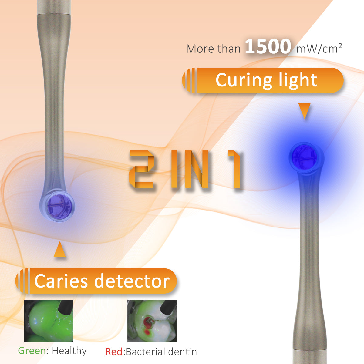 COXO DB-686 Nano Dental Led Curing light & Caries Detection 2 in 1