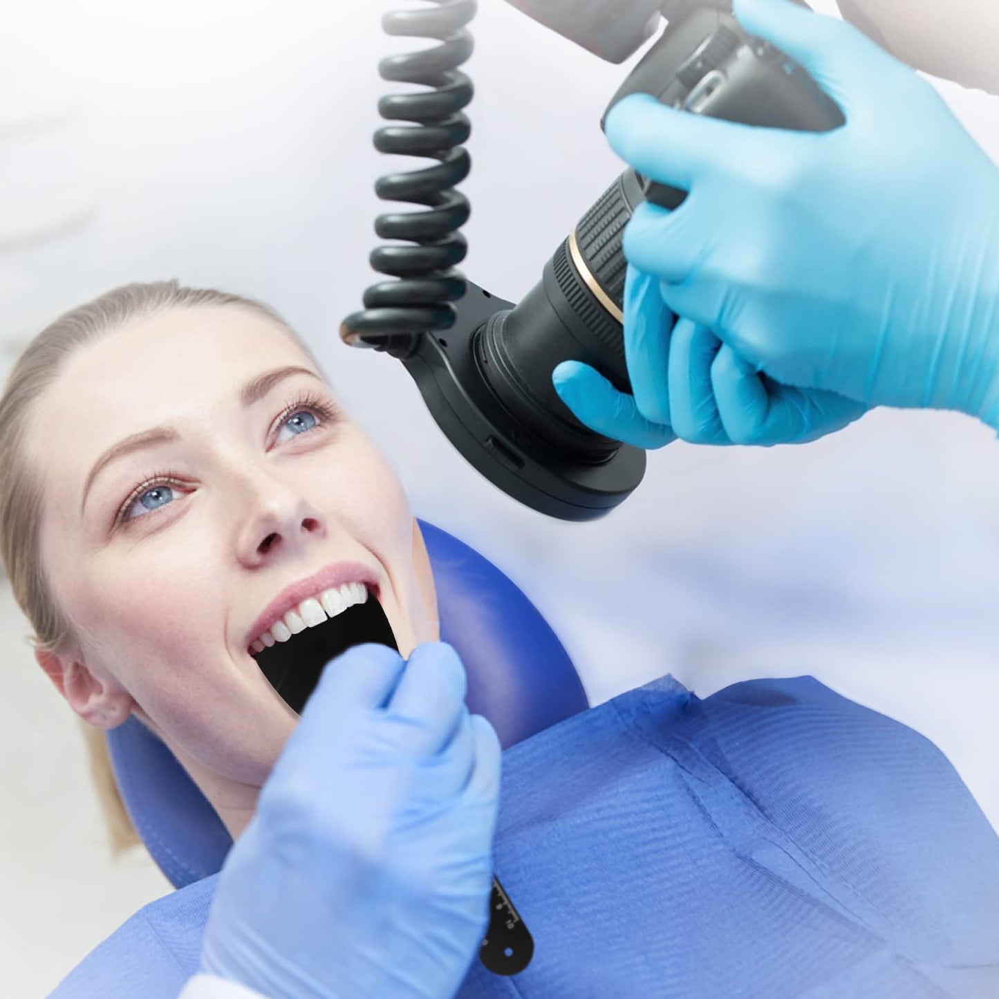 6 Pcs Dental Contraster Intraoral Photographic Dental Black Background Board Dental Photo Contrast Kit