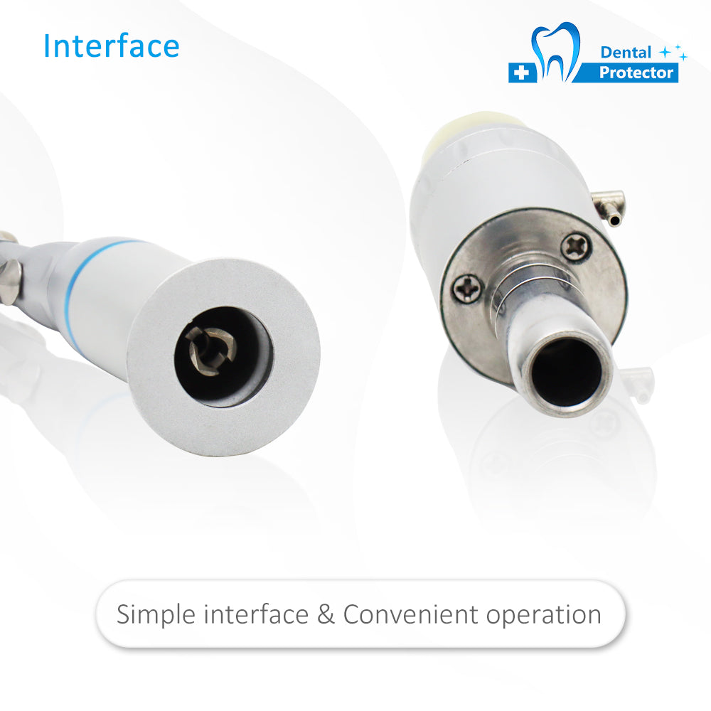 HL-AS Dental 1:1 Slow Low Speed Handpiece Tips Contra Angle Latch Chuck Bur Handpiece NSK Style