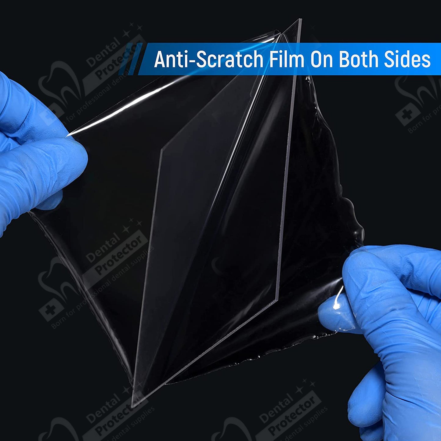 10 /15 /20 Sheets 1.0/ 1.5/ 2.0 MM Hard/ Soft Dental Soft Splint, Thermoforming Materials for Vacuum Forming Machine 5'' x 5''