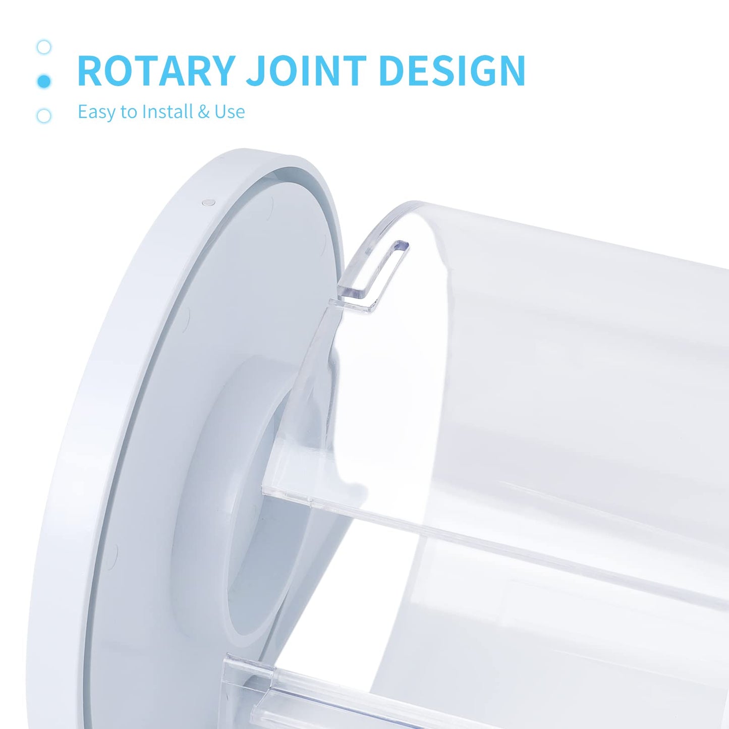 Dental Barrier Film Dispenser, Acrylic Protecting Barrier Film Holder for Film Support & Dust-Proof, Dispensing Box Barrier Dispensers Plastic Stand Holder