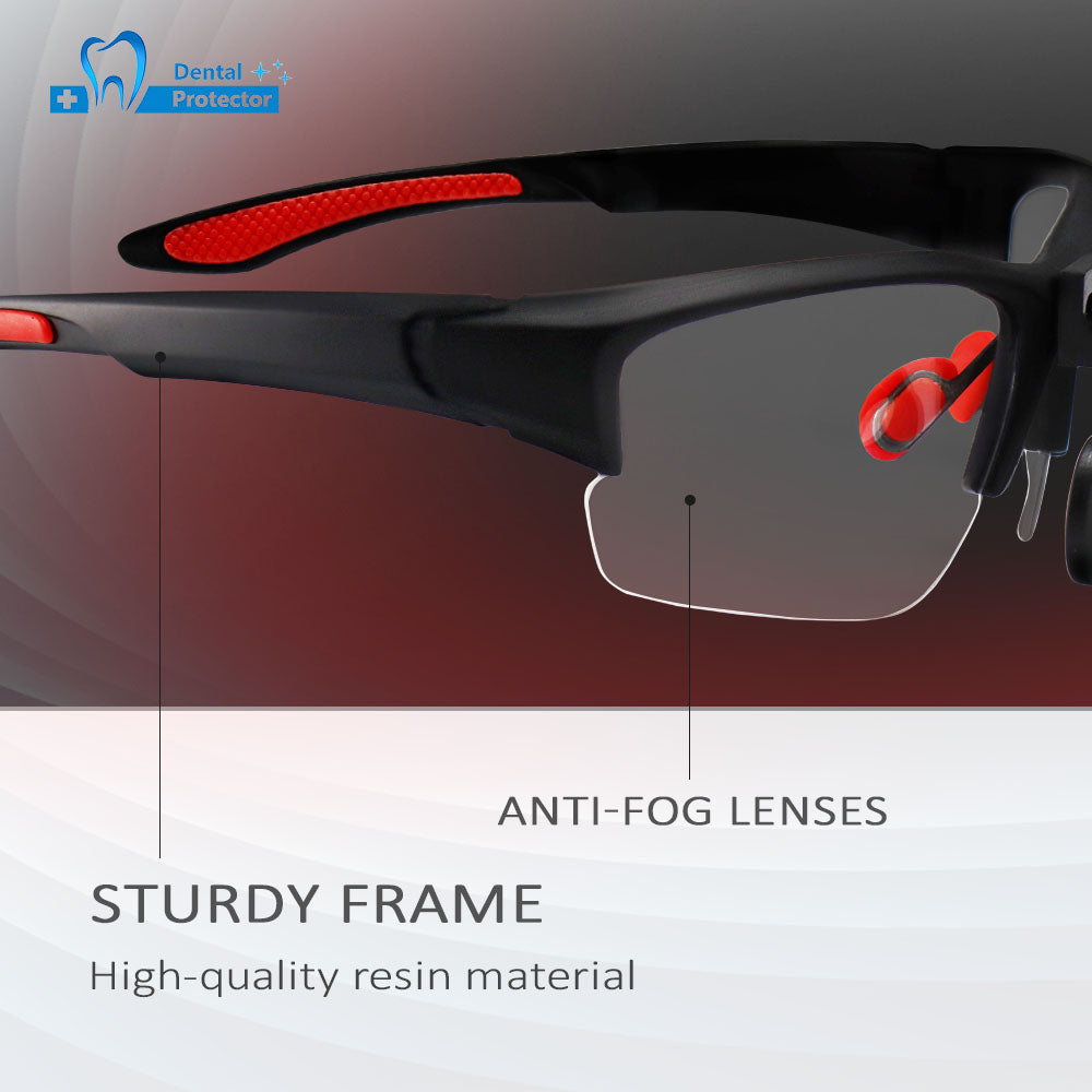 Maglass-R/B 2.5X/3.5X 420mm Dental Loupes Binocular Loupes Optical Magnifier Dental Lab Medical Loupes Magnification Binocular Headlight Headlamp 5W Bulb