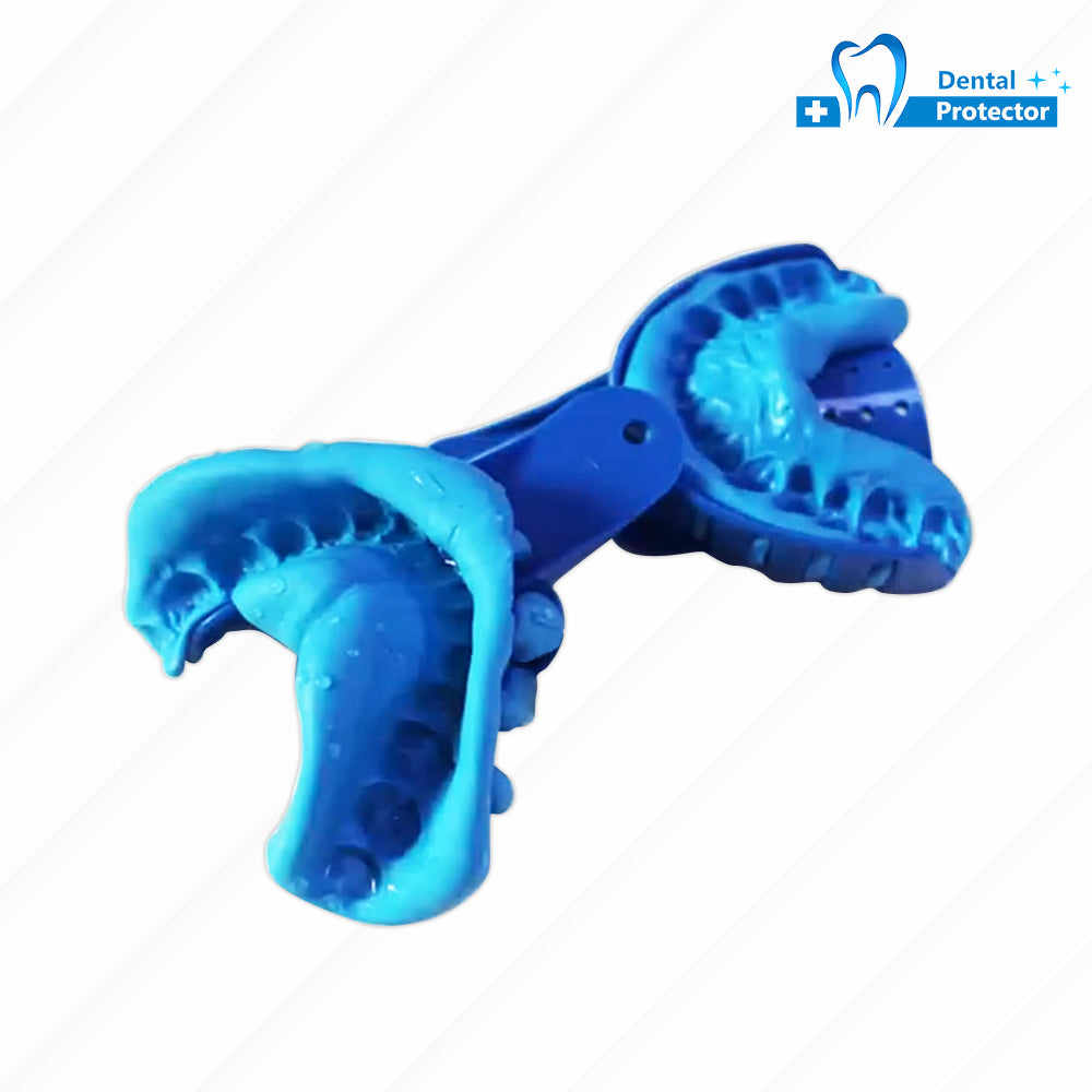 TIK-SI Teeth Impression Kit Putty Silicone Material Tray Teeth Molding Kit for Dental Impression Medium
