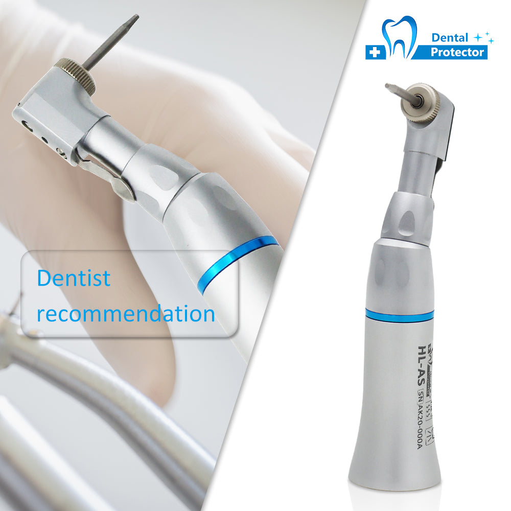 HL-AS Dental 1:1 Slow Low Speed Handpiece Tips Contra Angle Latch Chuck Bur Handpiece NSK Style