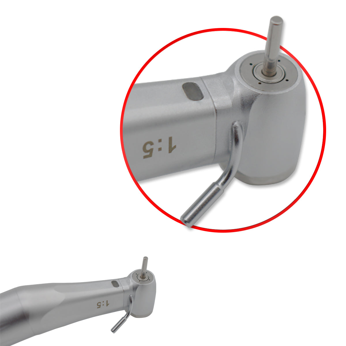 C7-1S COXO Dental 1: 5 Contra Angle for Remove Crown and Tooth Extraction, can be used with COXO implant motor