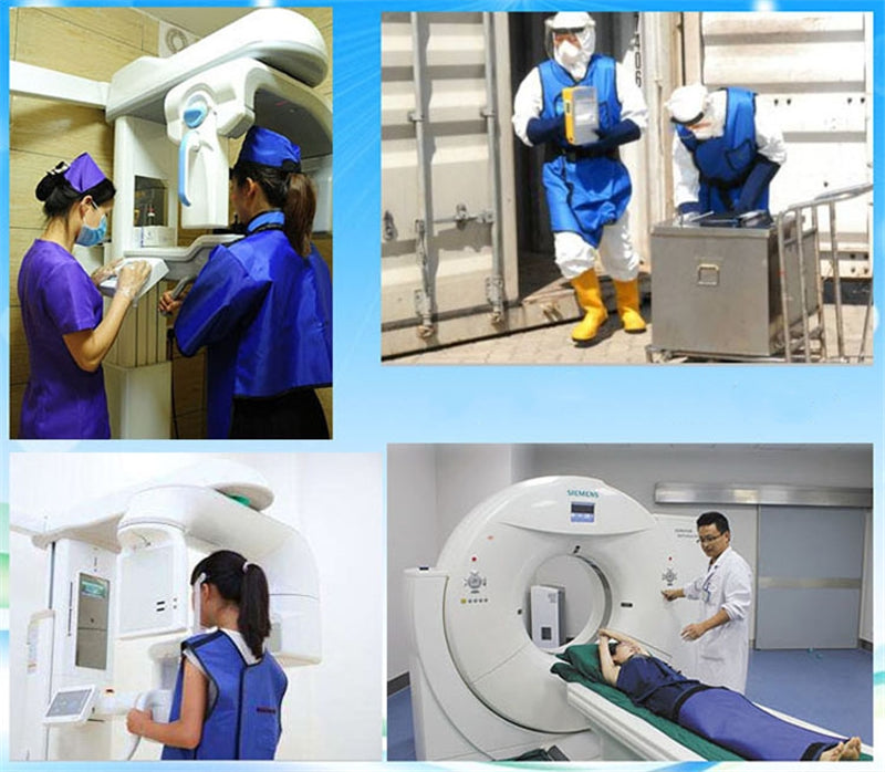 0.5mmPb X-Ray Apron with Thyroid Shield Collar Lightweight X-Ray Shield Apron Dental Lead Apron