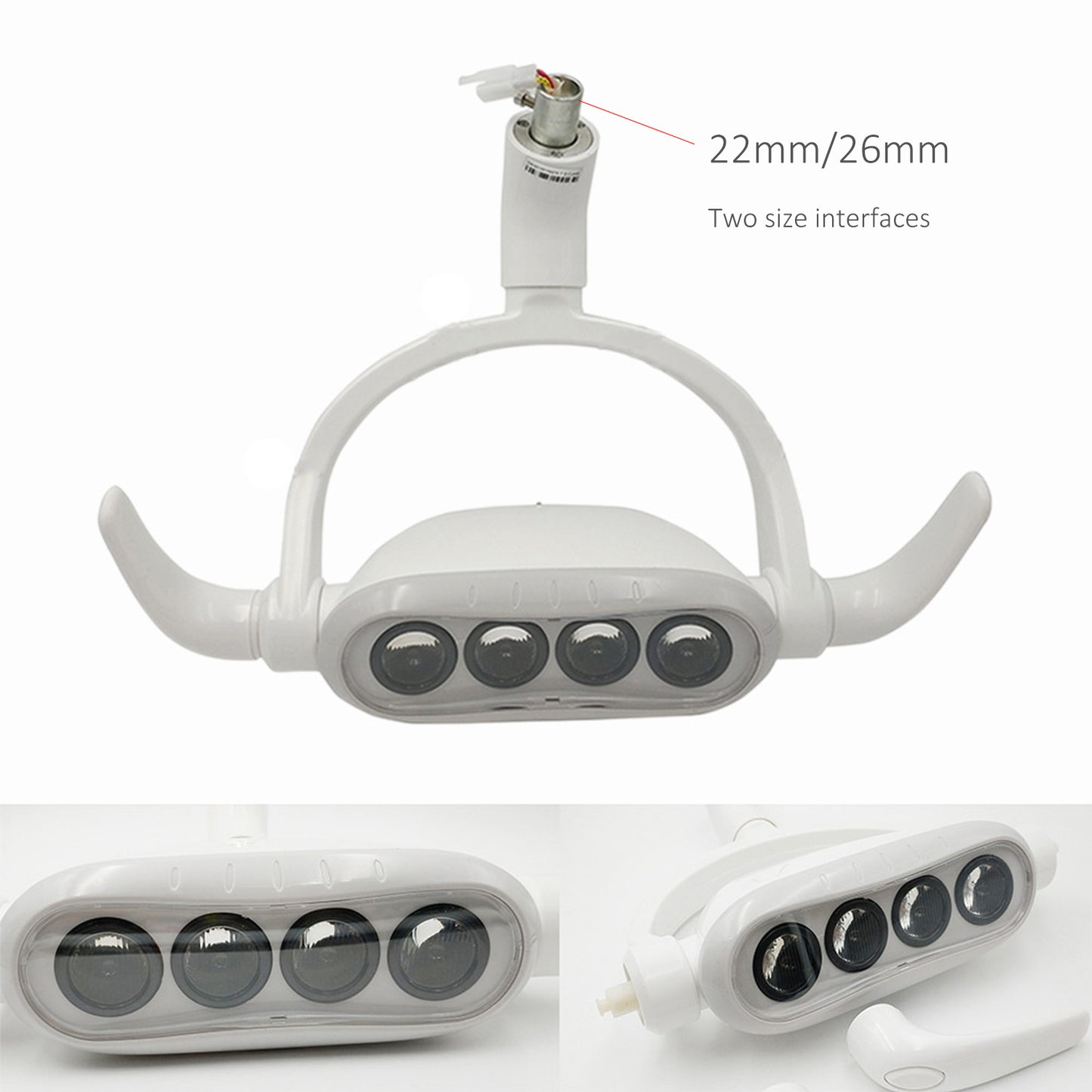 DLAMP-4 15W Dental LED Induction Lamp Teeth Light Tool Shadowless Oral Dental Chair Unit Parts Operation Easy Install