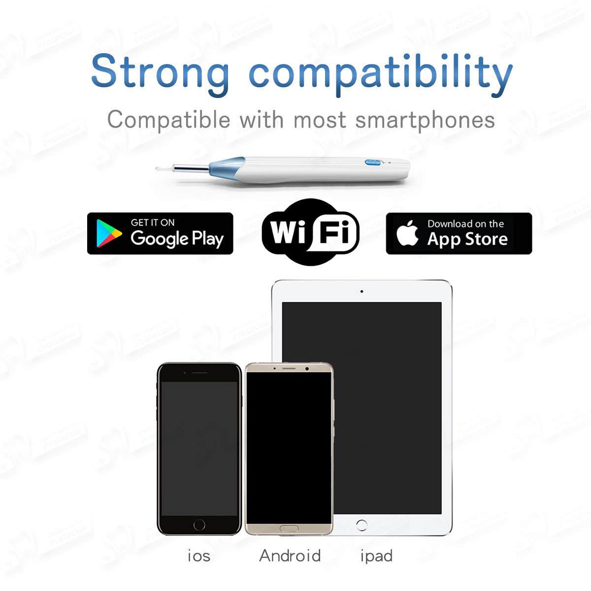 Wireless integrated WiFi 3.9mm ear endoscope HD ear spoon medical assured convenient safe waterproof camera ear canal mirror iPhone