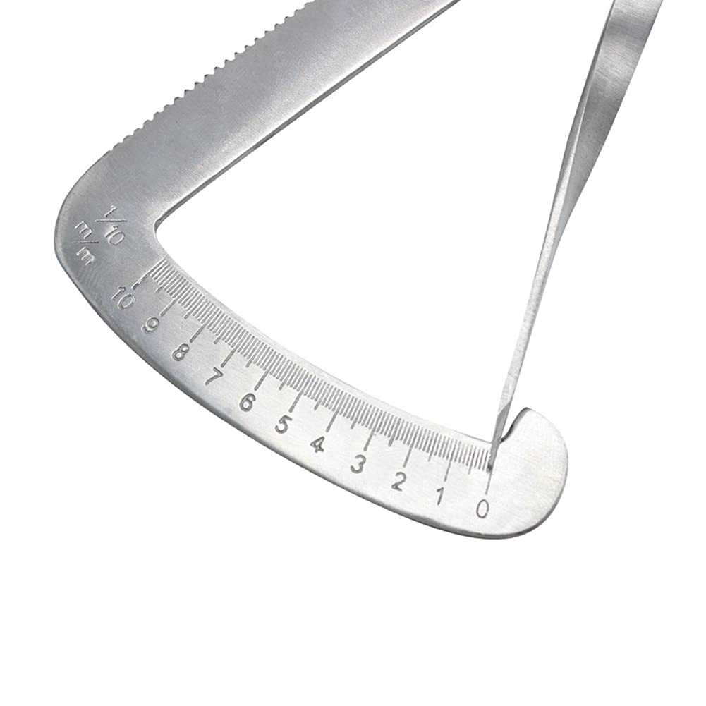 Dental Crown Gauge Caliper Dentist Tools Dental Caliper For Metal/Wax Dental Lab Tool Stainless Steel