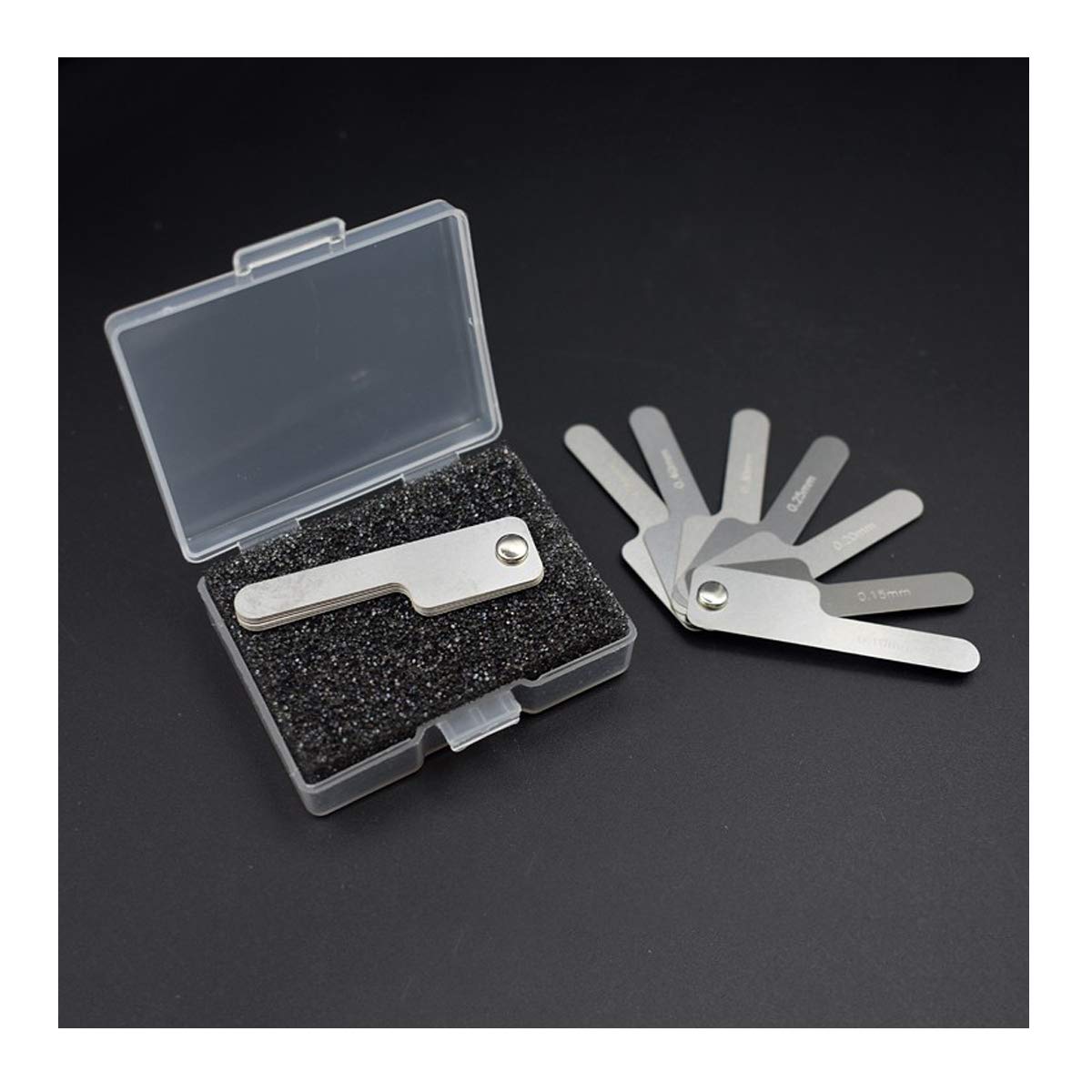 Orthodontic gap ruler Dental Interproximal Reduction Gauge Ruler Tooth Gap Measuring IPR System Stainless Steel Orthodontic Instrument