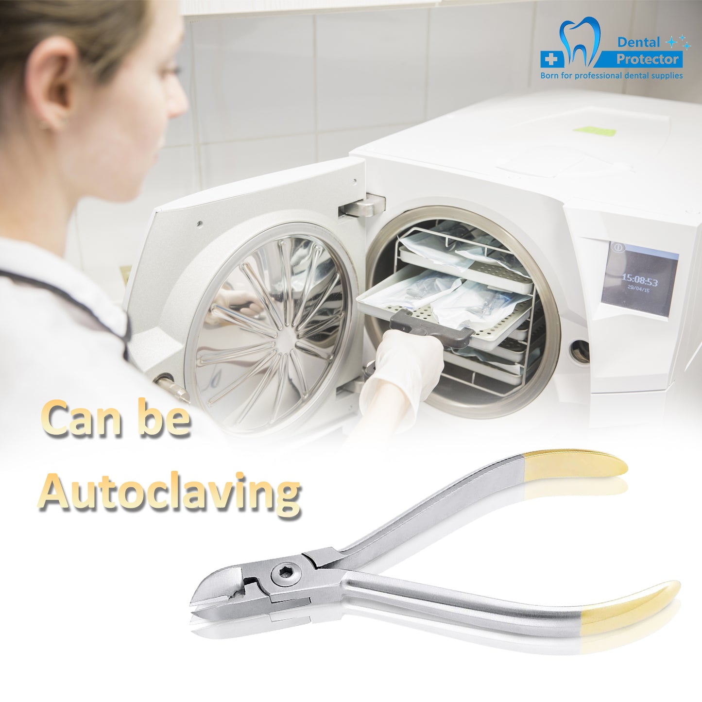 Dental Ligature Cutter Plier, Orthodontic Light Wire Cutting Pliers Instruments with Tip