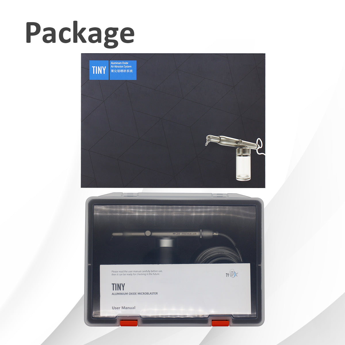 3H Alumina Air Abrasion Kit Microetcher Sand Blasting Sandblaster 4 Holes