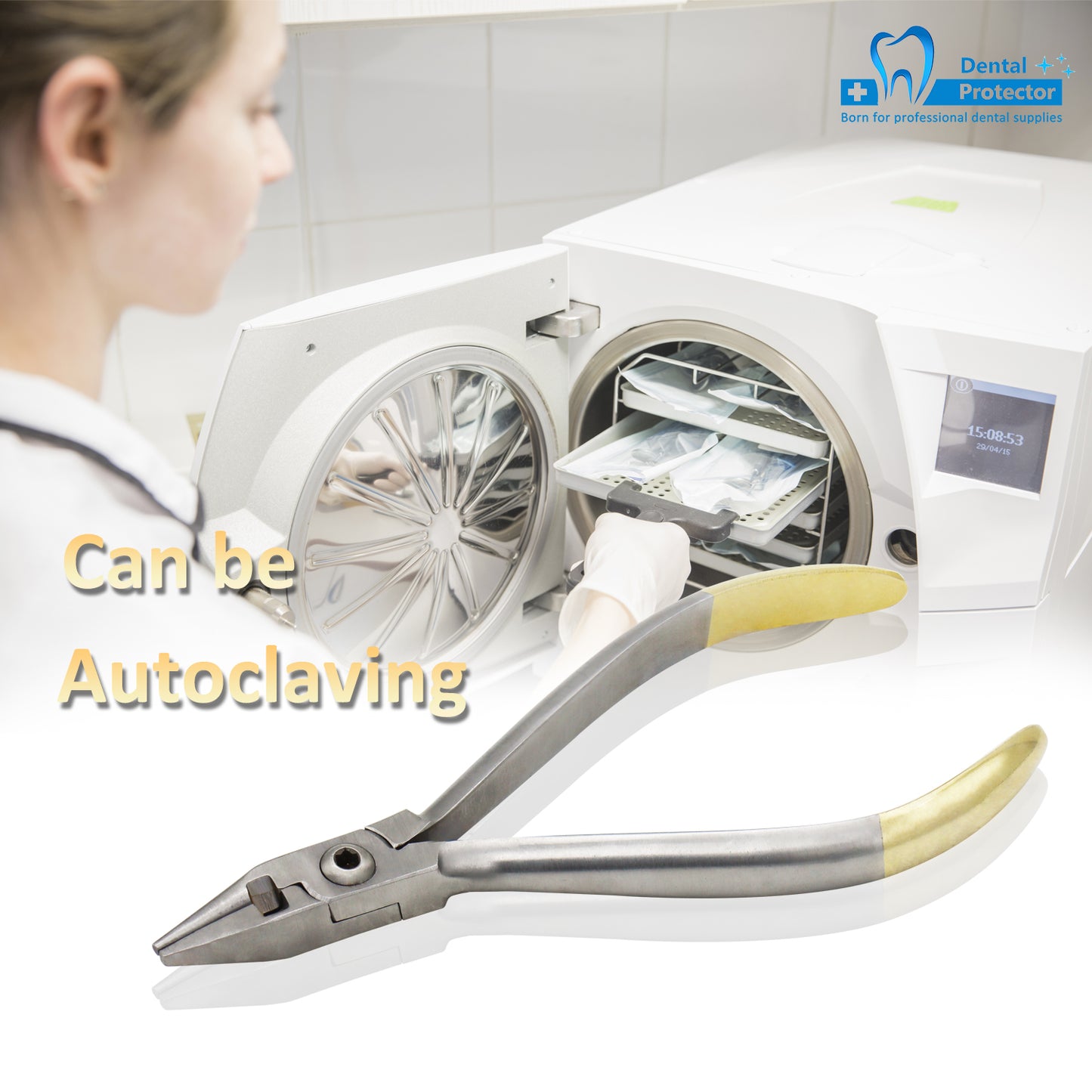 Protector Orthodontic Plier Light Wire Bending Cutter NITI Arch wire Cinch Back Pliers Loop Forming Wire Plier
