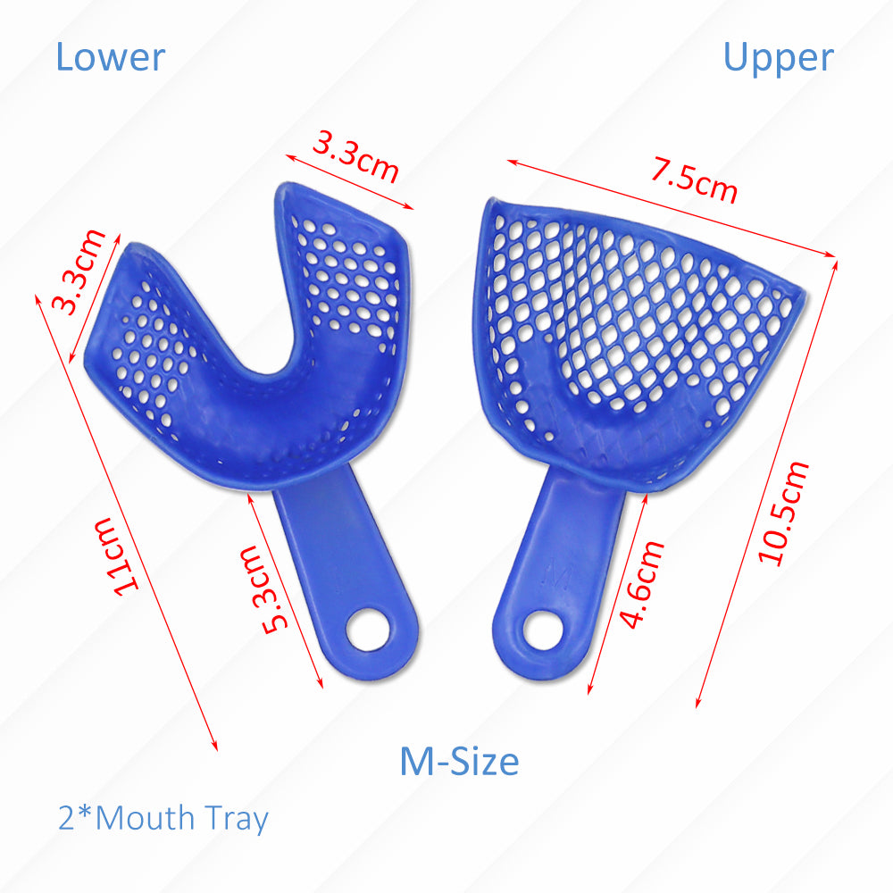 TIK-SI Teeth Impression Kit Putty Silicone Material Tray Teeth Molding Kit for Dental Impression Medium