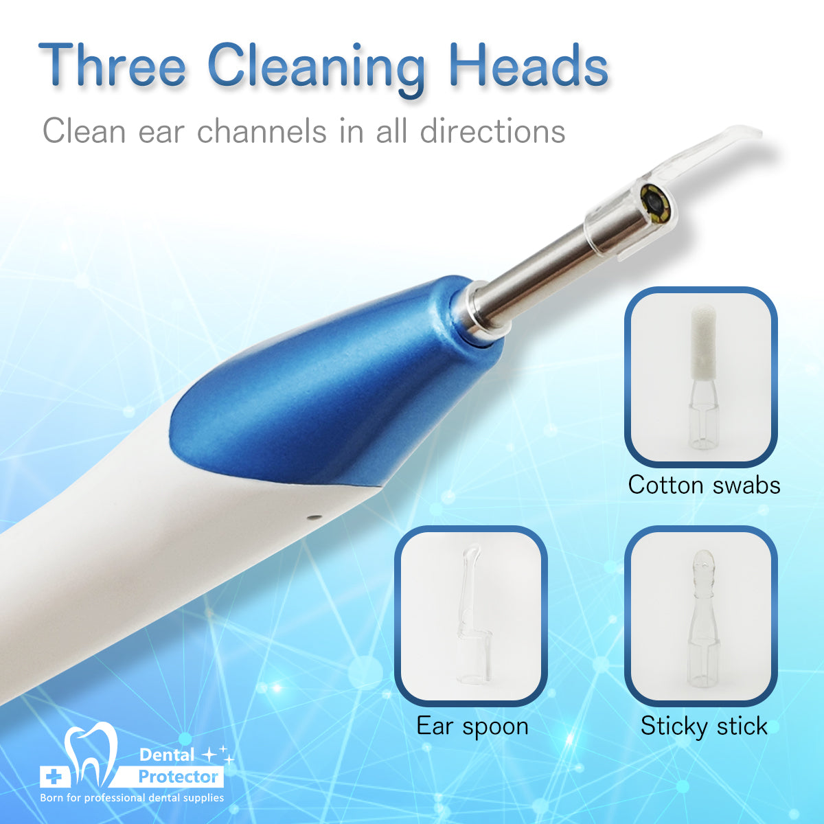 Wireless integrated WiFi 3.9mm ear endoscope HD ear spoon medical assured convenient safe waterproof camera ear canal mirror iPhone