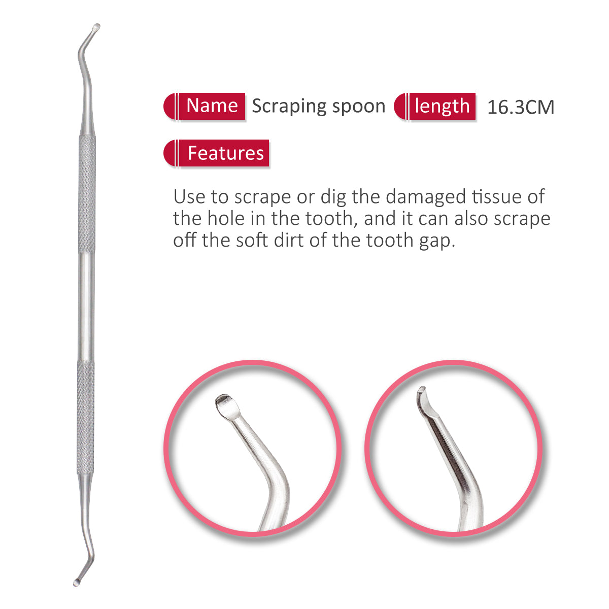 Dental Tools Smile Dent Pro Kit, Stainless Steel Dental Scaler, Mouth Mirror, Tarter Scraper, Tooth Pick, Tweezers, Plaque And Calculus Remover Dentist Hygiene Instruments Set For Home & Pet Oral Use