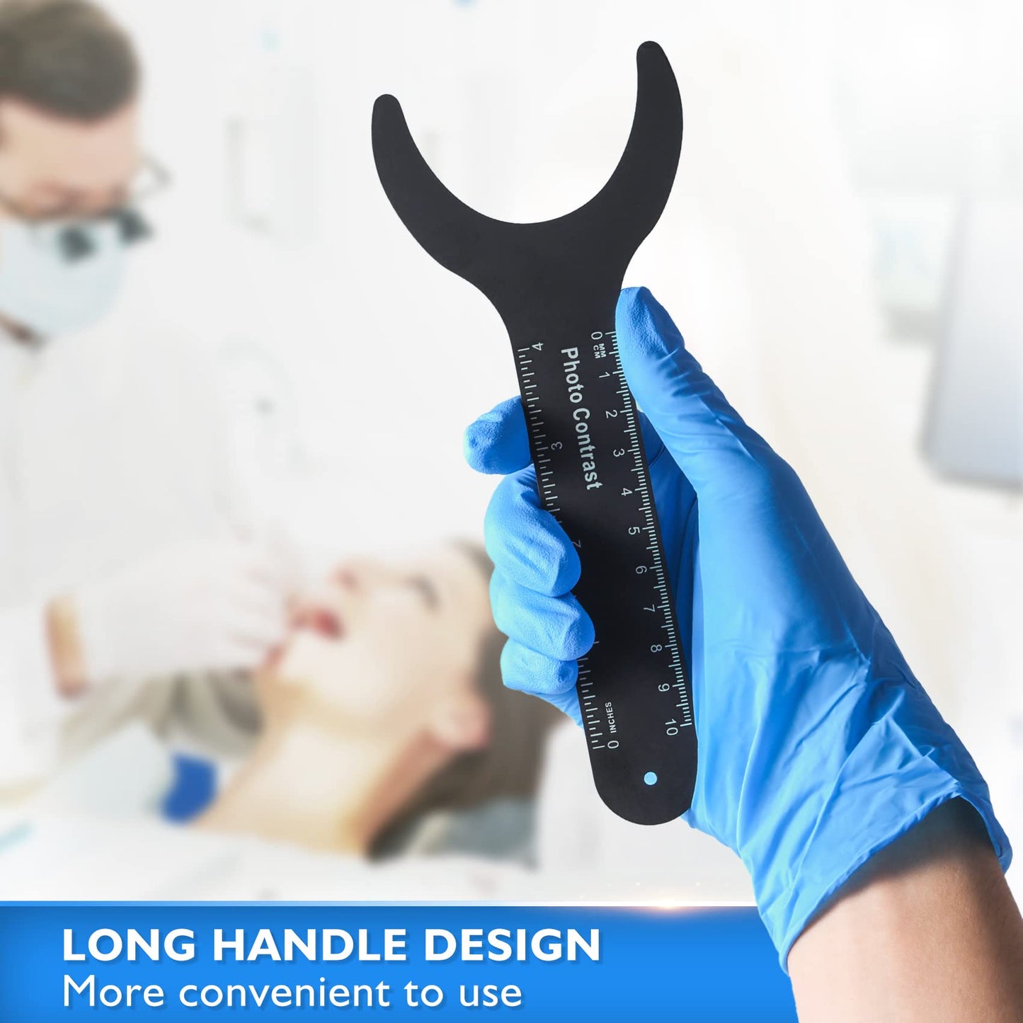 6 Pcs Dental Contraster Intraoral Photographic Dental Black Background Board Dental Photo Contrast Kit