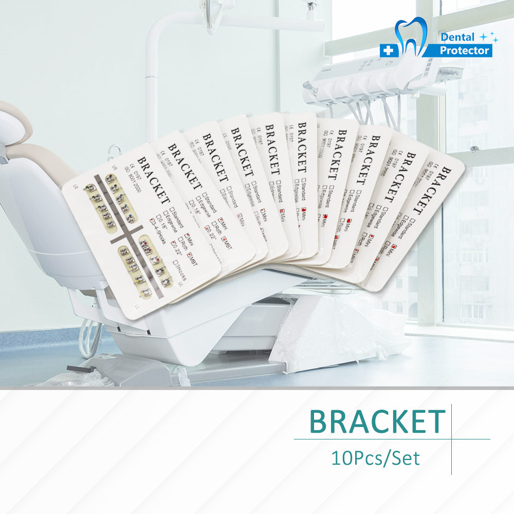 10 Sets/Pack 200 pcs of Brackets 022 inch Slot 3-4-5 Hooks Mini size MBT Metal Brackets