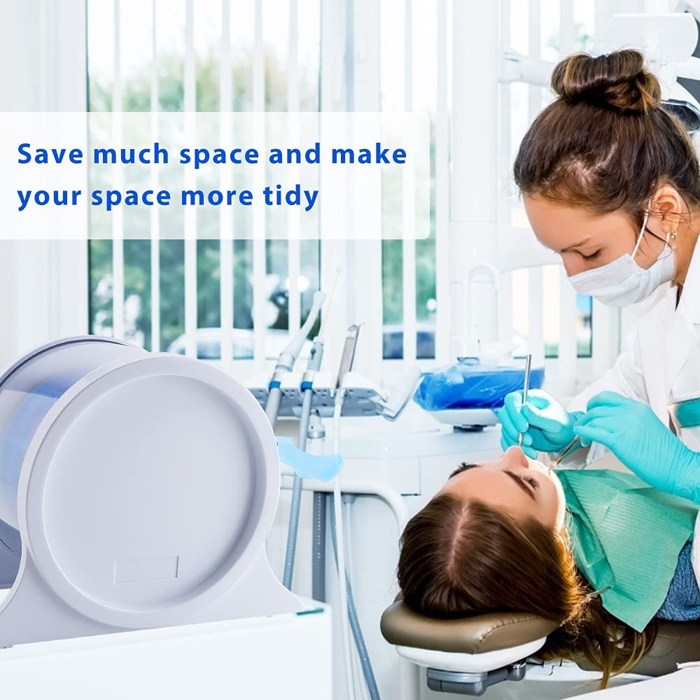 Dental Barrier Film Dispenser, Acrylic Protecting Barrier Film Holder for Film Support & Dust-Proof, Dispensing Box Barrier Dispensers Plastic Stand Holder
