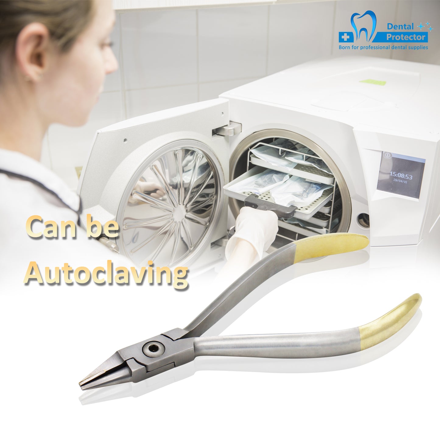 Protector Orthodontic Wire Bending Loop Forming Pliers Stainless Steel Orthodontic Instrument