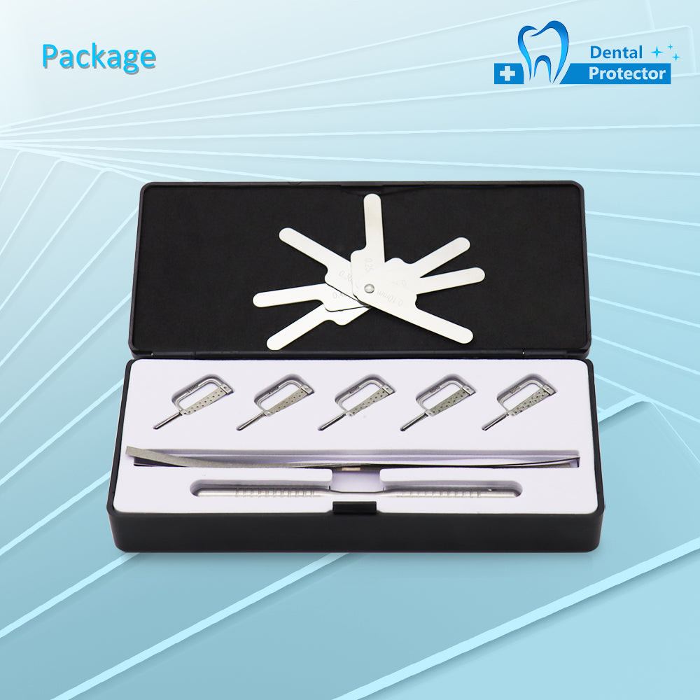 IPR System Dental Interproximal Enamel Reduction Automatic Strips Kit Gap Saw Polishing Burs