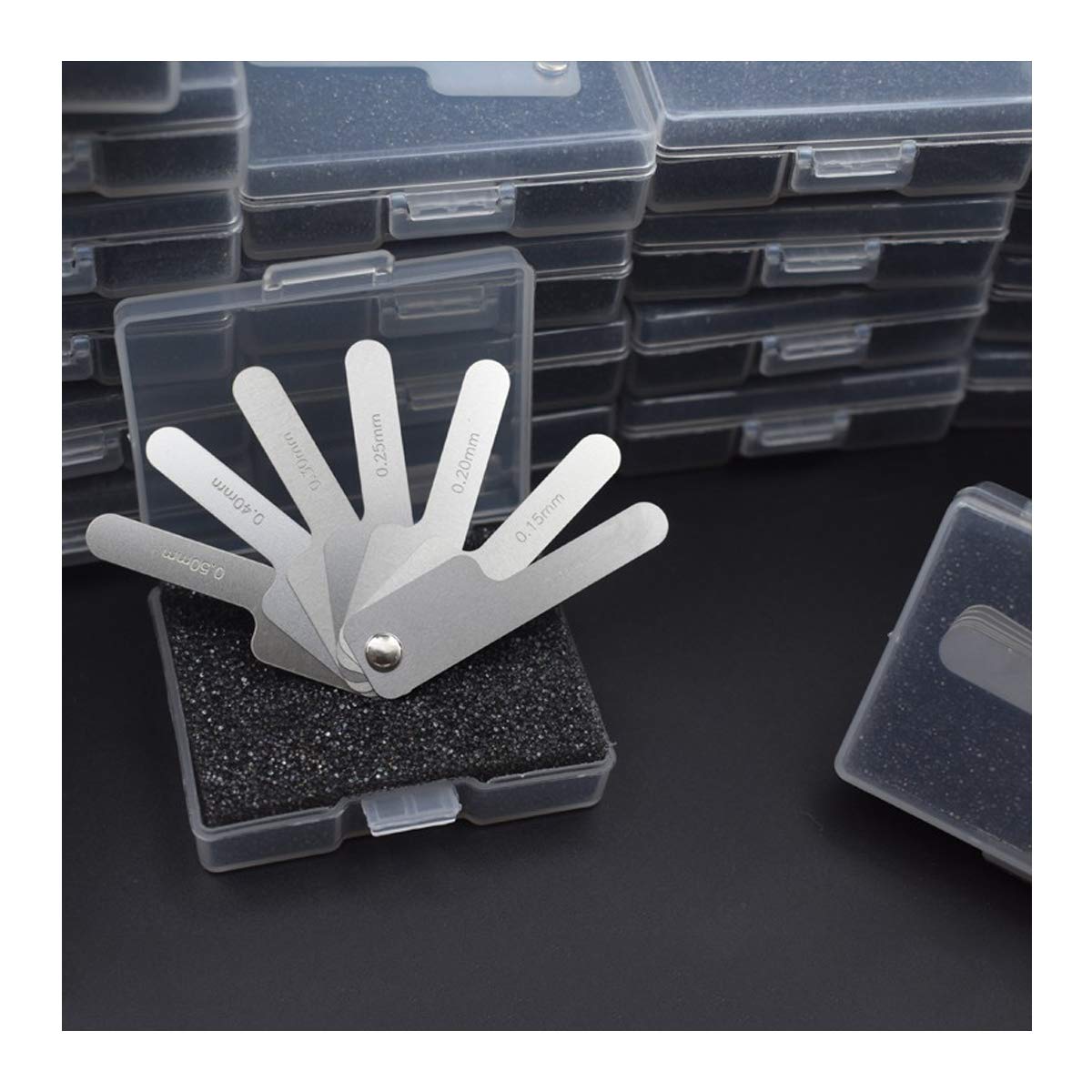 Orthodontic gap ruler Dental Interproximal Reduction Gauge Ruler Tooth Gap Measuring IPR System Stainless Steel Orthodontic Instrument