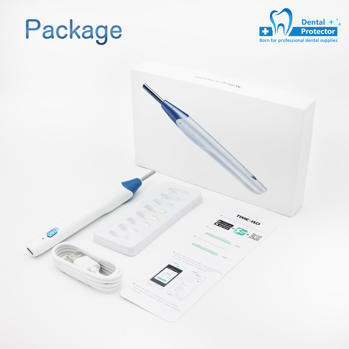 Wireless integrated WiFi 3.9mm ear endoscope HD ear spoon medical assured convenient safe waterproof camera ear canal mirror iPhone