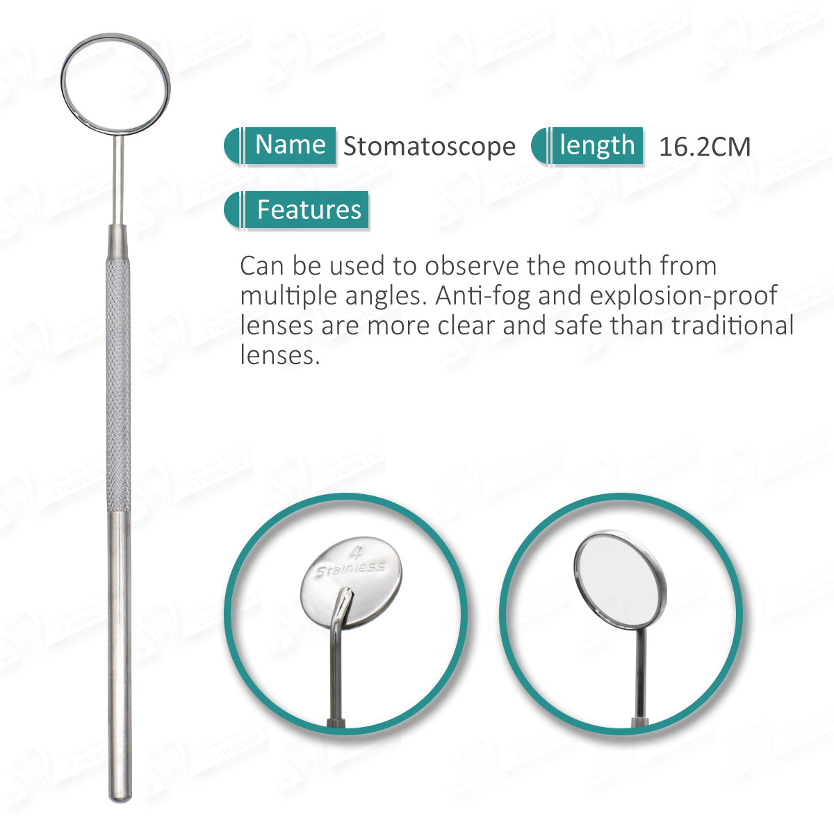 Dental Tools Smile Dent Pro Kit, Stainless Steel Dental Scaler, Mouth Mirror, Tarter Scraper, Tooth Pick, Tweezers, Plaque And Calculus Remover Dentist Hygiene Instruments Set For Home & Pet Oral Use