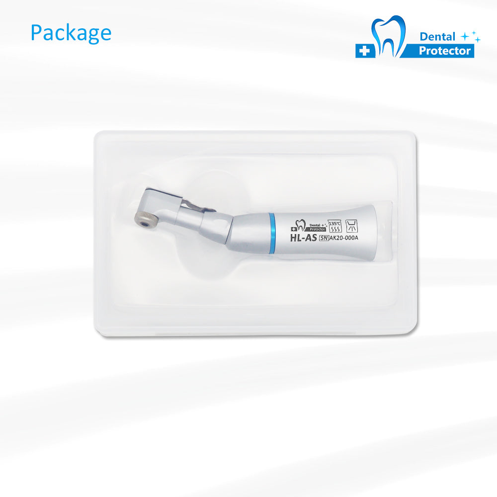 HL-AS Dental 1:1 Slow Low Speed Handpiece Tips Contra Angle Latch Chuck Bur Handpiece NSK Style